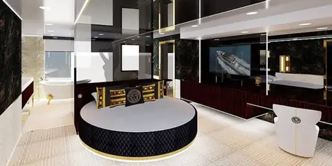 Inside the Versace Yacht – A Tour of the Benetti Tradition 100